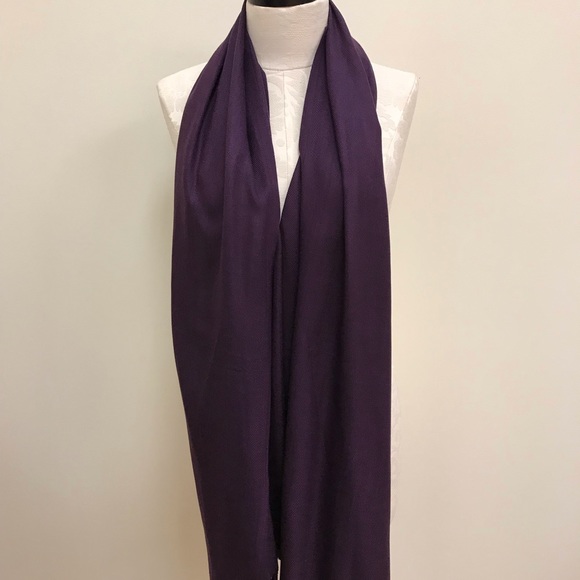 NWT Plum Purple Pashmina Shawl - Picture 2 of 3